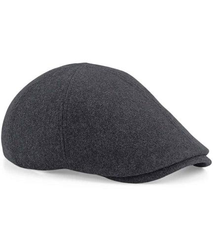 Beechfield Melton Wool Ivy Cap - Charcoal marl - ONE